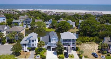 Charming Beach Cottage with Lagoon views in Wild Dunes, Pool & Beach Access - 18 Pelican