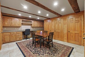 Lower Level Game Table - Rustic & Spacious Log Cabin w/Private Hot Tub, Amazing Views, 4 Miles to Ski (Durango)