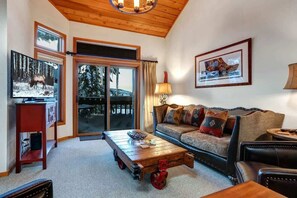 TV, fireplace, offices