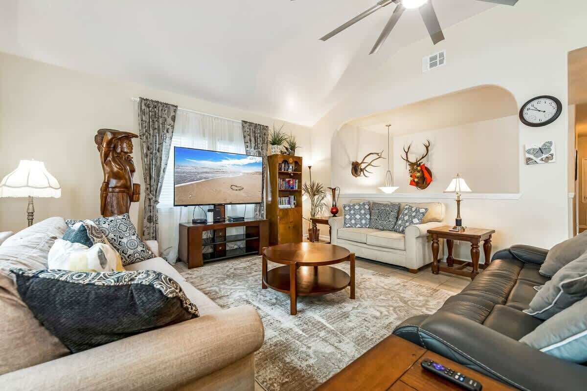 TV, DVD player, streaming services