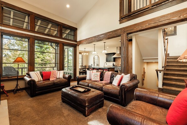 TV, fireplace, stereo