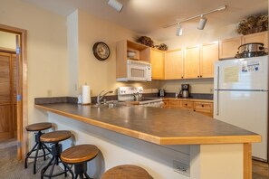 Fridge, microwave, oven, stovetop - River Run Condo w/ Views from Balcony & Short Walk to Gondola, Shops & Dining (Keystone)