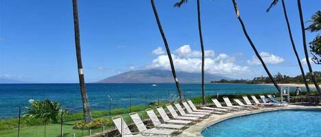 屋外プール、温水プール