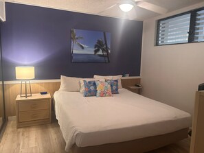 1 soverom, strykejern/-brett, wi-fi (inkludert) og sengetøy