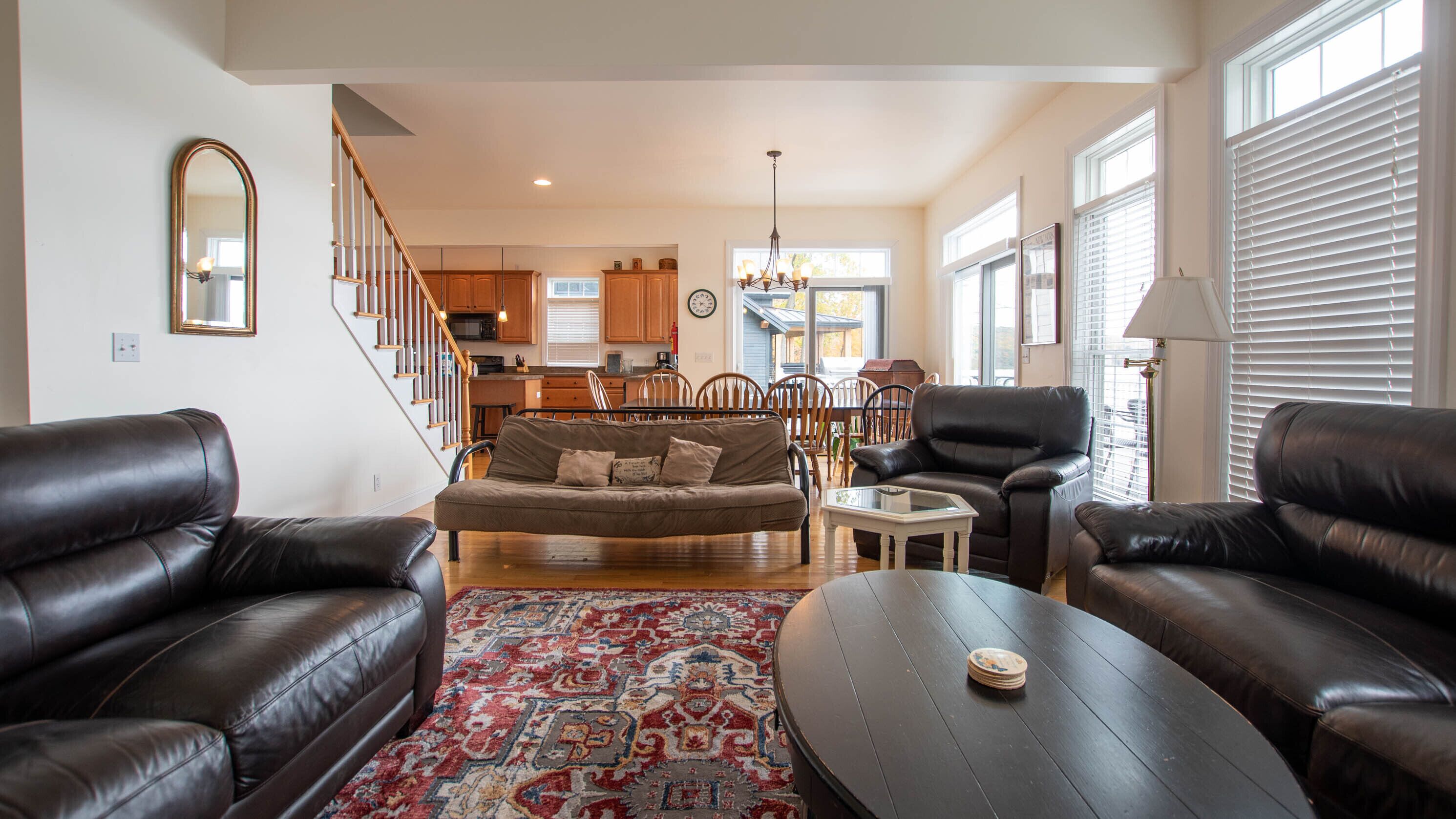 TV, fireplace, DVD player