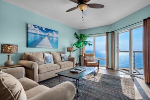 Smart TV, video library, stereo