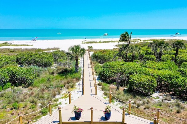 On the beach - Sanddollar #C302 is a Beachfront Vacation Rental on Sanibel Island (Sanibel Island)