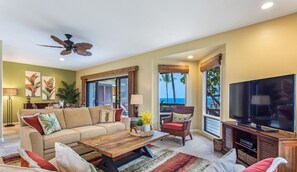 TV, DVD player, ping pong, stereo