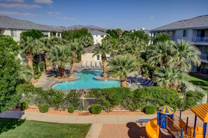 Indoor pool, a heated pool
