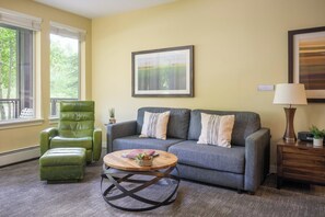 Smart TV, chimenea y reproductor de DVD 