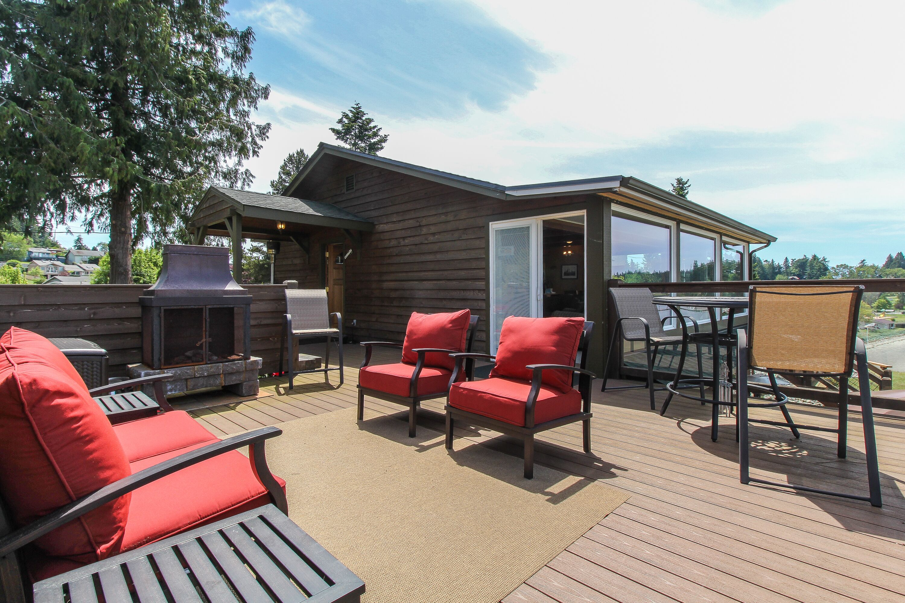 Waterfront Home with Stunning Natural Views, Large Outdoor Dining Areas
