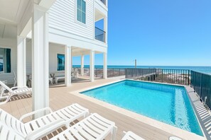 Beheizter Pool