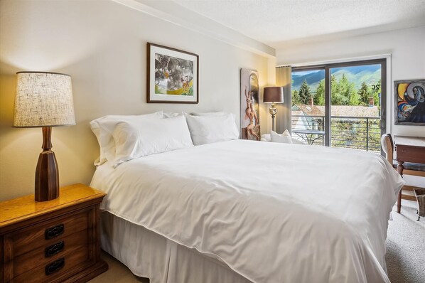 1 غرفة نوم ومكواة/لوح كي وواي فاي وملاءات أسرّة