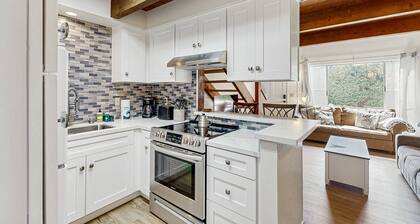 Fun and retro split-level studio conveniently close to Santa Barbara