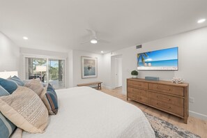 2 makuuhuonetta, silitysrauta/-lauta, ilmainen Wi-Fi, vuodevaatteet