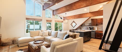 Télévision, cheminée, jeux vidéo, chaßne hi-fi