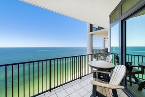 Outdoor dining - The Oasis at Orange Beach 2806 | Lazy River, Water Slide, Indoor/Outdoor Pools... | Beach Getaways (Orange Beach)
