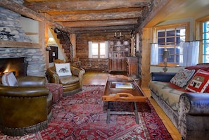 TV, fireplace, DVD player, offices