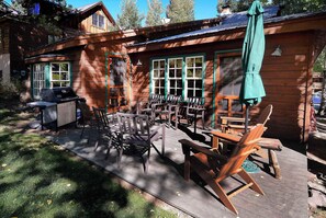 Outdoor dining - Gothic Charmer,Charming home on the West End of CB (Crested Butte)