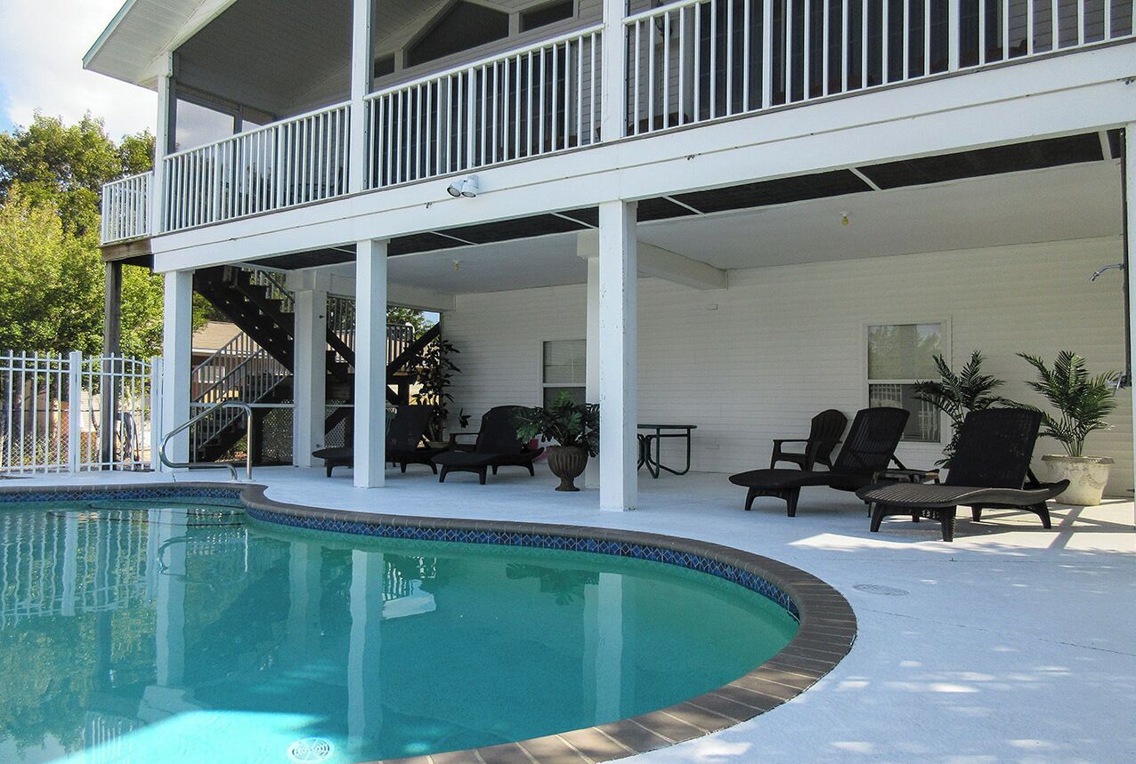 Una piscina riscaldata