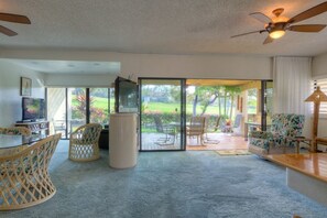 TV, DVD player, offices