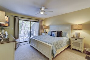 4 bedrooms, iron/ironing board, free WiFi, bed sheets - 1423 S. Beach Villa - Catch A Glimpse of Calibogue Sound & Beach (Hilton Head Island)