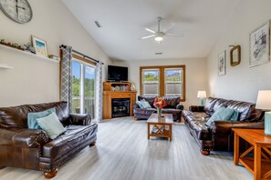 Een televisie en een dvd-speler