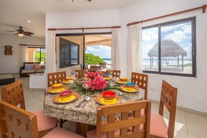 Dining - Private and luxurious beachfront villa in Tankah, private pool and more! (Tankah Tres Beach)