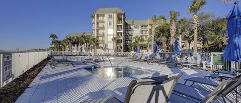 Indoor pool, a heated pool