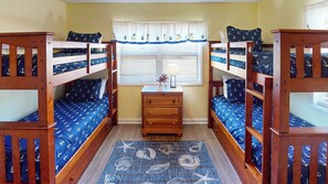 4 chambres, fer et planche à repasser, Wi-Fi gratuit, draps fournis