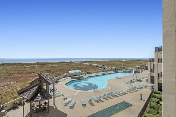 Indoor pool, a heated pool
