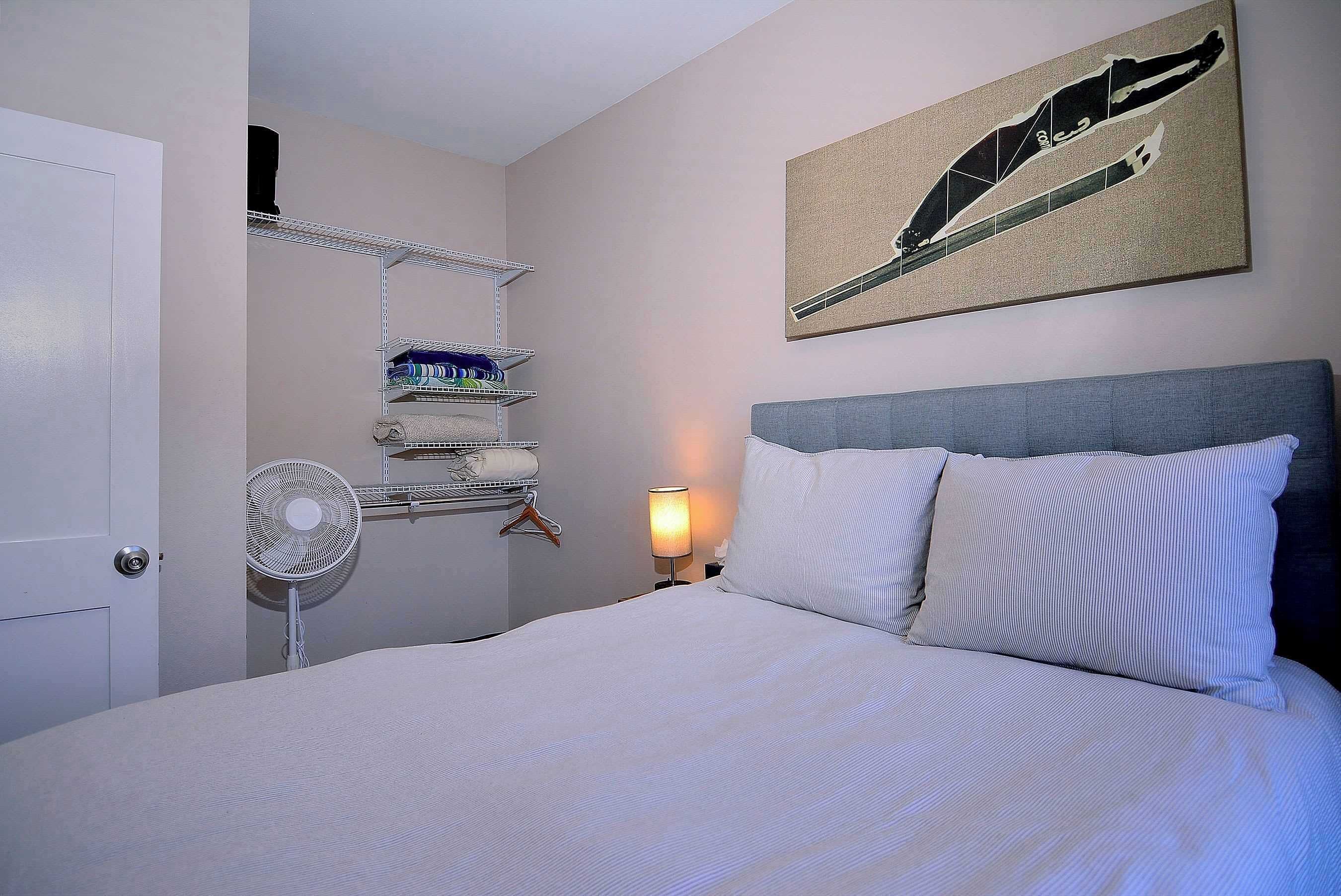 2 bedrooms, iron/ironing board, travel cot, WiFi