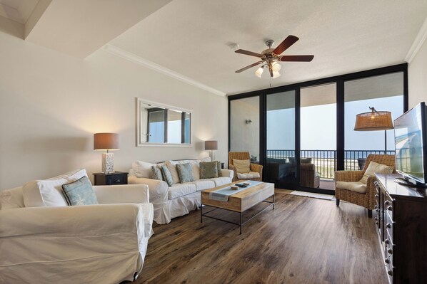 TV, DVD player, ping pong