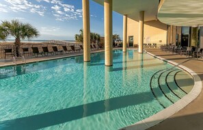 Indoor pool, outdoor pool