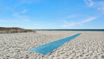 Aan het strand