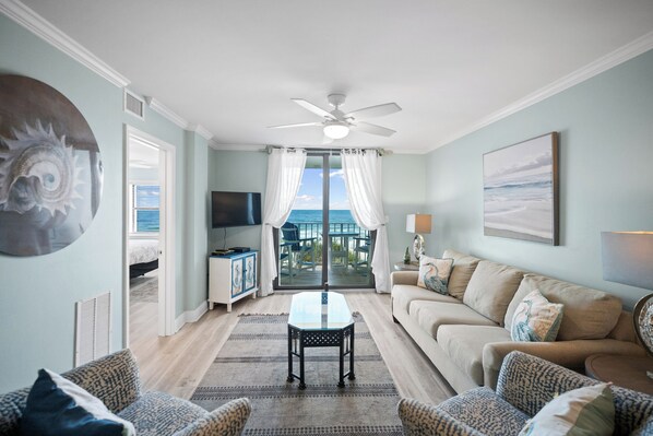 TV, DVD player, books