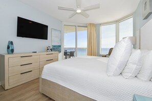 2 bedrooms, iron/ironing board, free WiFi, bed sheets - Serene Beachfront Condo w/ Gulf Views & Close Dining in The Heart of Destin! 💙☀ (Destin)