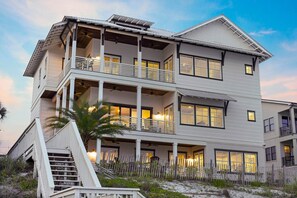 Exterior - The Pelagic Blue - Beachfront Vacation Home on 30A with Large Private Pool & Direct Beach Access (Santa Rosa Beach)