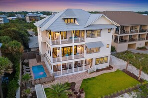 Exterior - The Pelagic Blue - Beachfront Vacation Home on 30A with Large Private Pool & Direct Beach Access (Santa Rosa Beach)