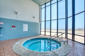 Indoor pool, a heated pool