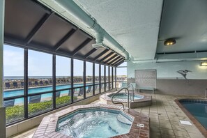 Indoor pool, a heated pool