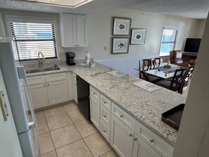 Fridge, microwave, dishwasher, coffee/tea maker - 401 Sunswept 3/ 3 Breathtaking Views and Great Rates! (Orange Beach)