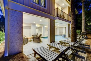 Et oppvarmet basseng