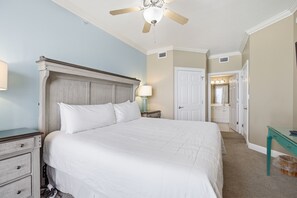 3 bedrooms, iron/ironing board, free WiFi, bed sheets - SMP 408 | Beautiful 3 BR Beachfront Condo | Free Beach Service! Sleeps 8 (Fort Walton Beach)