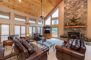 電視、壁爐、DVD 播放機、音響