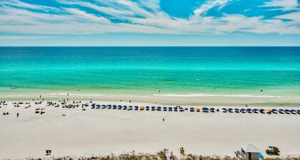 Beachfront Gulf View Condo-Pool-Season Beach Serv.