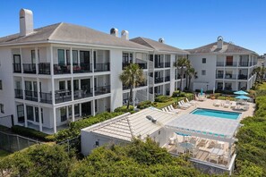 Exterior - Palms of Dune Allen 108 - Oceanfront Condo in 30A with Pool & Beach Access (Santa Rosa Beach)