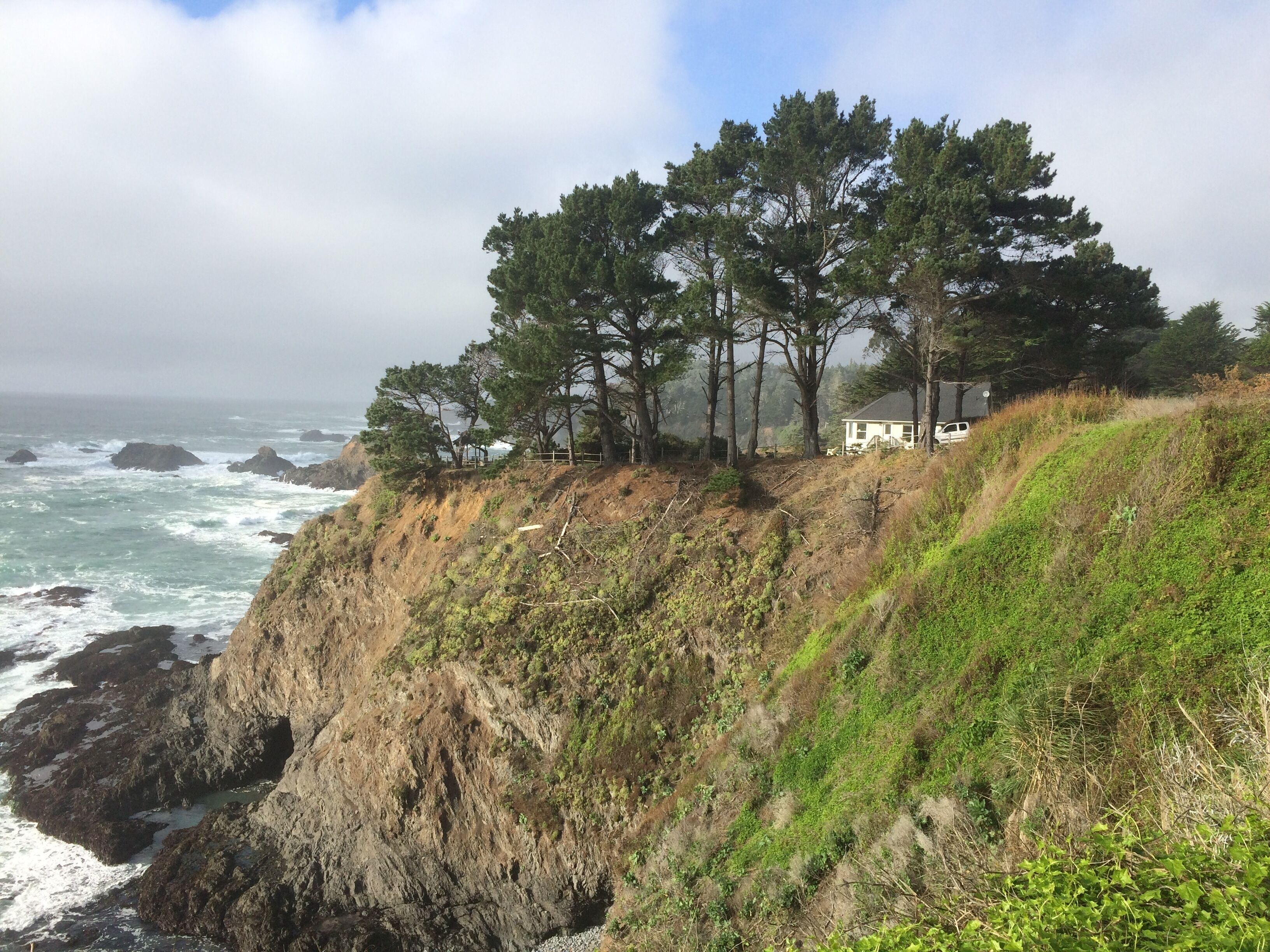 Bluff House - a wonderful oceanfront home a short distance from town.