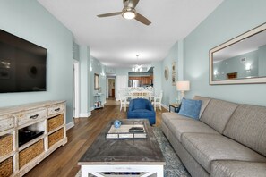 Smart TV, DVD player, books