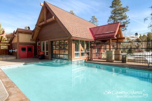 Una piscina climatizada